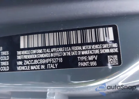 2017 Jeep Renegade Deserthawk 4X4 z USA, uszkodzony, nr VIN ZACCJBCB9HPF52718